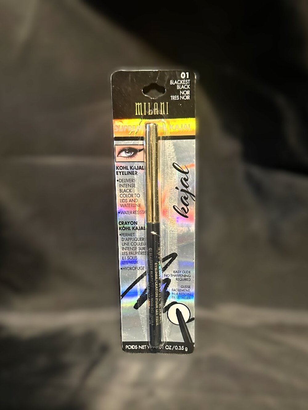 Milani Supreme Kohl Kajal Eyeliner Pencil **Blackest Black**